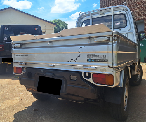 Kei Truck Spoiler Wing 51"-52" - ALUMINUM