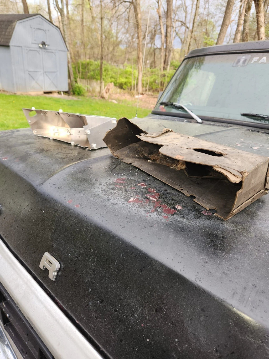 Dentside Ford Glovebox Liner - METAL